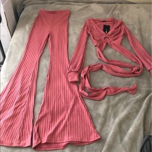 Fashion Nova Mauve Pink Matching Set